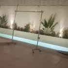 ساتر حديد بلاستيك قماش سواتر تغطيات سطوح ممرات فلل حدائق جده