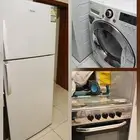 Washing machine - gas cooking range oven stove