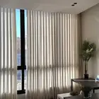 ستائر ويفي قماش لننن ثقيل.