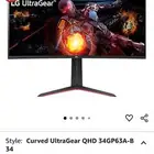 LG 34GP63A-B شاشة العاب عريضه