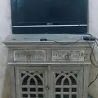 شاشة مع رسيفر وجزامة وكرسي