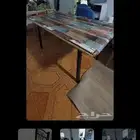 طاولة طعام مع 6 كراسي