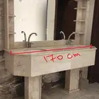 مغسلة رخام حوضين للبيع