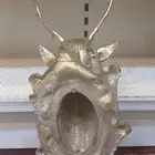 رأس غزال تعليق نحاس صب ثقيل الطول 62 سم