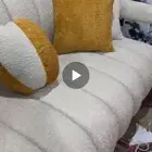 كنب 11شخص قماش بوكليه جديد