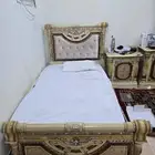 غرفه نوم كامله   2 مرتبه طاوله