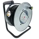 توصيلة كهرباء 50 متر بكرة كابل 4 منافذ 250