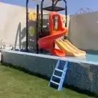 شاليهات للايجار اليومي مسابح العاب مائيه