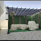 مظلات سيارات   جلسات سواتر   عشب بديل خشب عوازل