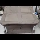 طاوله مربعه خشب الون بوني الوجه قزاز
