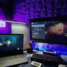 طاولة L قيمنق و مكتب