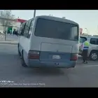 حافله كوستر مسروقه استرقت من العزيزية الي يحصلها له مكافئه