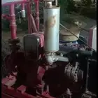 مضخة دفاع مدني نضيفه عالشرط شد بلد 250جالون خطين ديزل وهرباء