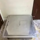 قلايه استيل سمك 3 ملي درجه أوله 50 في 50 عمق 28