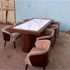 طاوله طعام طاوله قهوه طاوله ضيافه طاوله استقبال تفصيل حسب ال