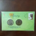 ميداليتين مع مغلف بريدي لبطولة الغولف 385 ريال