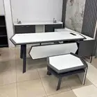 مجموعة أثاث مكتبي حديثة كاملة للرئيس مع كرسي جلدي مريح