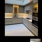 مطابخ صاج رش دبل مفصلات ايطالي رفوف اربعه ملئ