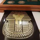 طقم فرعوني ذهب وفضة مع الشهادات