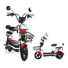 سكوتر كهربائي V6 مقاعد مزدوجة بدواسات يدوية ودفع كهربائي