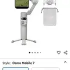 جهاز جمبل لتثبيت التصوير Osmo Mobile 7 أحدث نوع من اوسمو