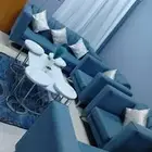 كنب 4 قطع واحد كبير واحد وسط 2 صغير