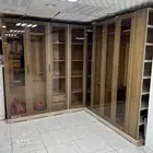 خزائن مخصصة حسب طلبك   L  U و مستقيم