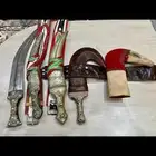 4 جنابي قديمه معدن ماعدا القرن فضه