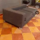 قطعة كنبة لون رصاصي 175 في 95 الاسفنج ممتاز والموديل جميل