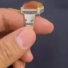 خاتم عقيق يمني جديد