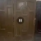 5 ابوب شقه نوعه الخشب المجنوه افريقي سعر الباب الواحد 250