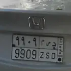 number plate for sell 9909 ZSD