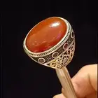 هاتم فضة عقيق يماني