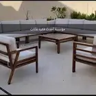 طقم خشب وحديد 7 شخص