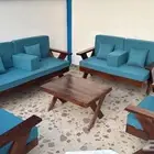 كراسي طقم خشب او حديد مودرن