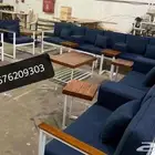 كراسي كرسي خشب حديد كله في توصيل جاهز في