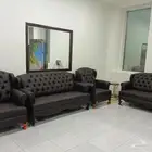 مكتبي كنب متوفر مودرن جلد فخم جديد سعر الجمله