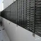 سواتر حديد مجدول سواتر بلاستيك سواتر شرايح
