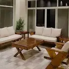 طقم كراسي خشب 7 أشخاص