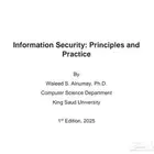 كورس امن المعلومات جامعة الملك سعود