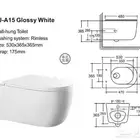 كرسي حمام معلق يركب على الشاصيه حق قروهي