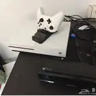 XBOX ONE S WITH CONTROLLER  RECHARGABLE BATTERIES  CHARGERS