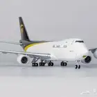 مجسم طائرة الشحن UPS مقاس 48سم مع حامل وعجلات
