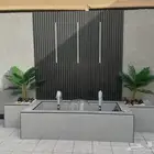 عمل مظلات مع شلالات