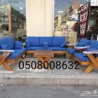 كراسي حديد مراكيز كويتية جلسات خارجية