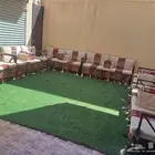 تاجير كراسي ملكي تاجير كراسي شفاف تاجير كراسي كنب ابيض و مخل