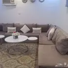 كنب حرف U اشتريته جديد من شهر