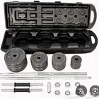 حقيبة اثقال دنابل وبار مجموع 50 kg