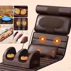 مفرش تدليك فاخر للجسم بالكامل مع حرارة و 10 عقدة اهتزازية -