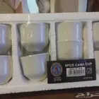 كرتون فناجيل قهوه جديده غير مستخدمه